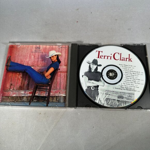 Terri Clark Self-Titled CD 1995 Mercury Nashville Country Album Tested Rare - Picture 3 of 3